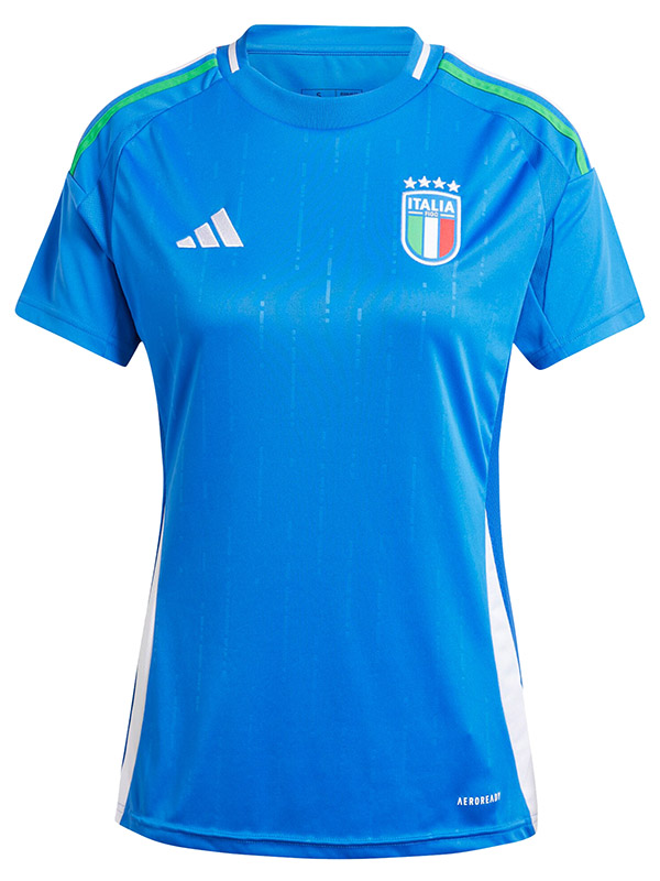 Italie domicile maillot féminin premier uniforme de football pour femmes vêtements de sport pour dames hauts de football chemise de sport coupe Euro 2024